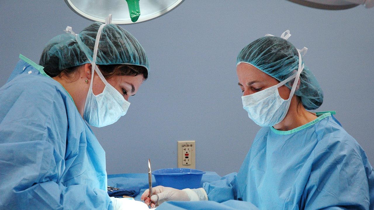 two surgeons in the operating room