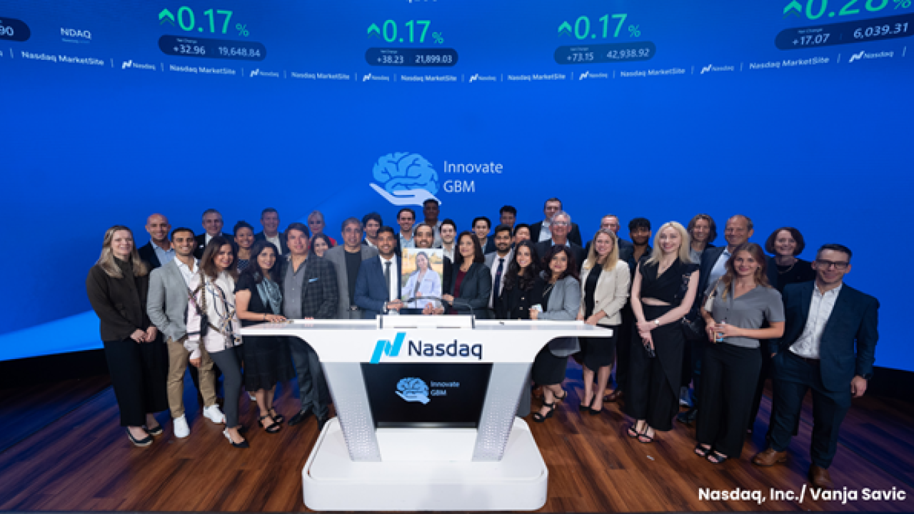 group of people at NASDAQ