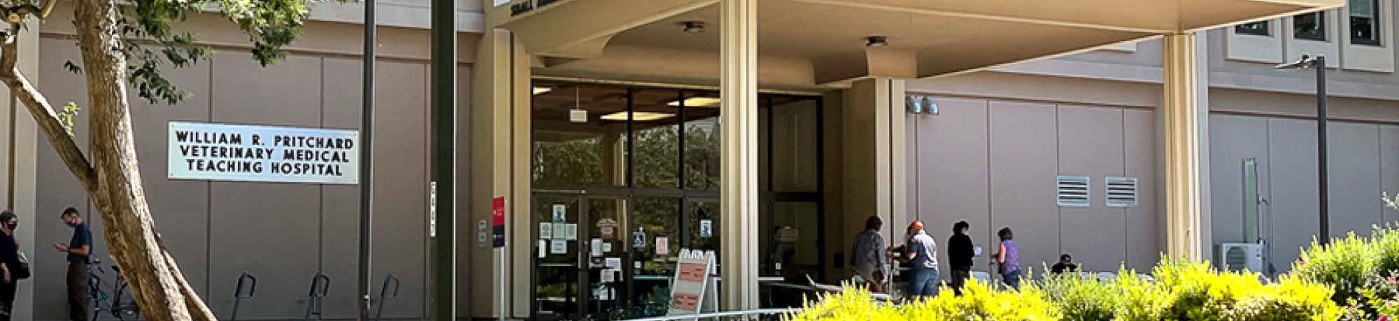 Front of the Small Animal Clinic building